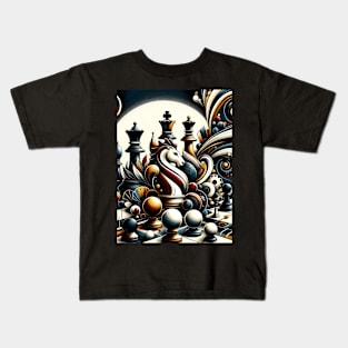 Checkmate Chronicles: The Art of Strategy Kids T-Shirt